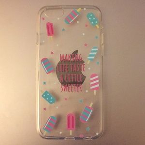 iPhone 6/6s case protector cute sweet clear